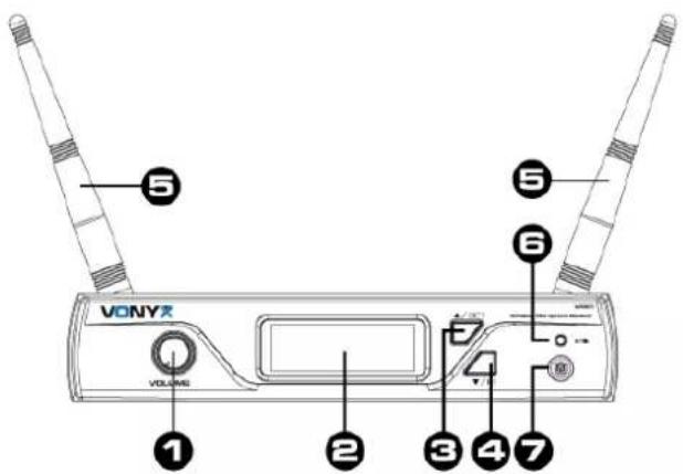 Vonyx WM61B - VORDER- UND RÜCKSEITE - 1