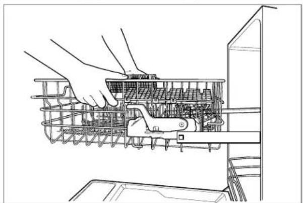 LG LDF9810ST - Removing the Upper Rack - 2
