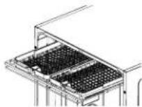 LG LDF9810ST - ■ Casier pour les ustensiles amovible - 1