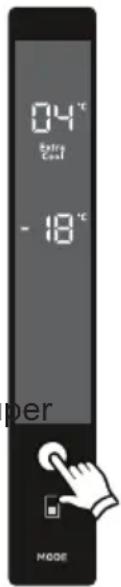 ELECTROLUX LNT7ME32X3 - Lorsque ce mode est activé : - 1