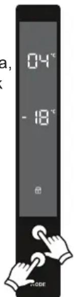 ELECTROLUX LNT7ME32X3 - A gyermekzár kikapcsolása - 1