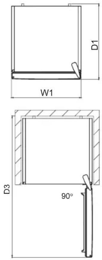 ELECTROLUX LNT7ME32X3 - Dimensions - 3