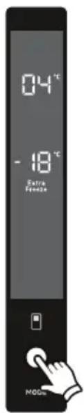 ELECTROLUX LNT7ME32X3 - Lorsque ce mode est activé : - 1
