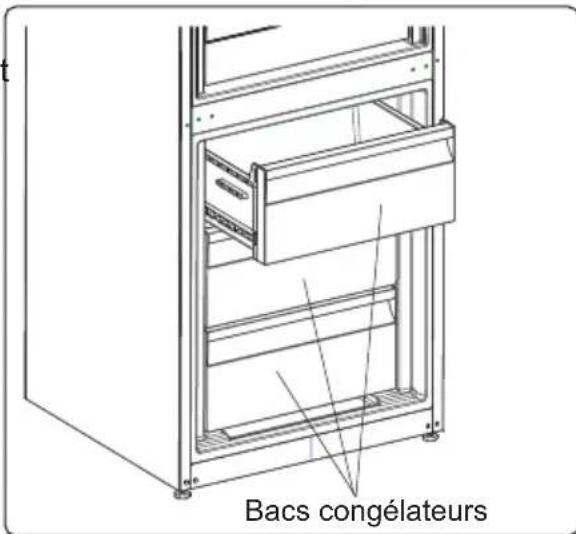 ELECTROLUX LNT7ME32X3 - Retrait du bac congélateur : - 3