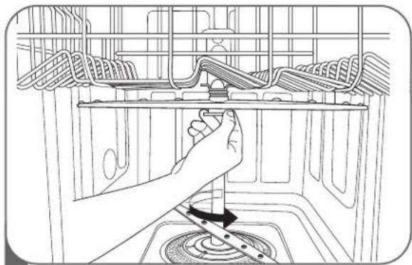 LG Studio LSDF995ST - CLEANING THE UPPER SPRAY ARM - 2