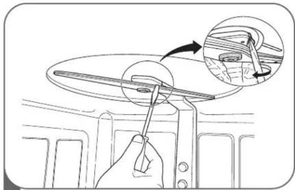 LG Studio LSDF995ST - CLEANING THE TOP SPRAY ARM - 1