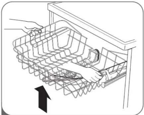 LG Studio LSDF995ST - HEIGHT-ADJUSTABLE UPPER RACK - 1