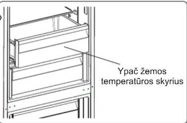 ELECTROLUX LNT7ME36K2 - Norėdami ištraukti vėsinimo stalčių: - 2