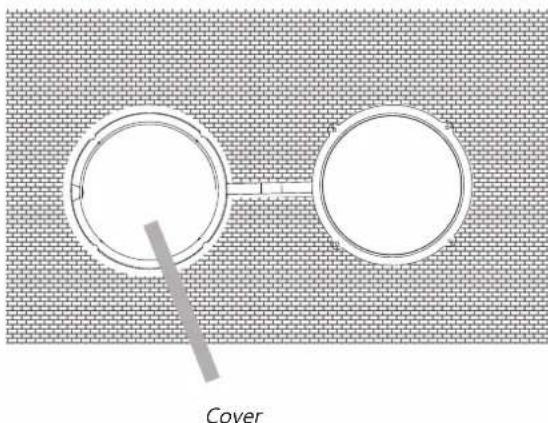 HISENSE APC12 - Insert the wall exhaust adapter to wall cover - 1