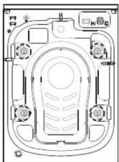 HISENSE WFER1014VA - BEFORE USING THE WASHER, PLEASE REMOVE TRANSPORT BOLTS! - 1