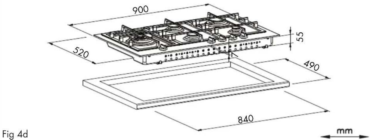 Fulgor Milano FUH 9041 G DWK MBK - Posizionamento - 5