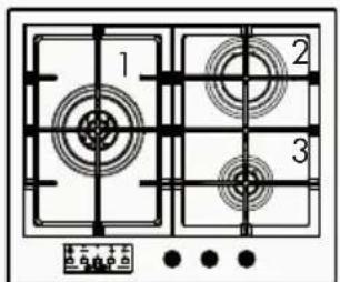 Fulgor Milano FUH 9041 G DWK MBK - Standard mit Timer - 2