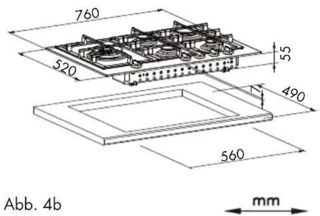 Fulgor Milano FUH 9041 G DWK MBK - Aufstellung - 3