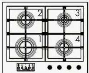 Fulgor Milano FUH 9041 G DWK MBK - Funciones: - 4
