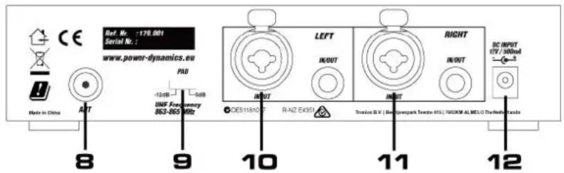 Power Dynamics PD800 - SENDER - 2