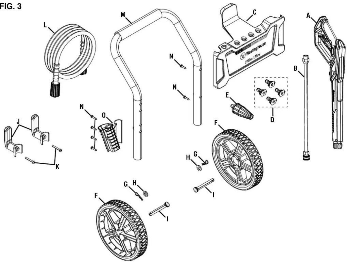 WESTINGHOUSE WPX2700e - See Figure 3. - 1