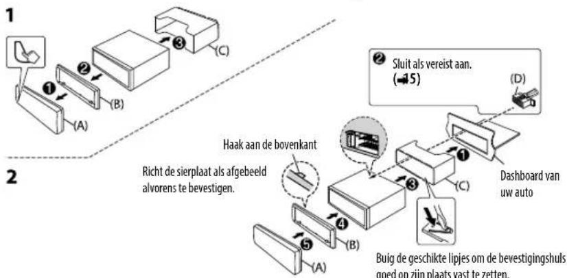 KENWOOD KDC220UI - Onderdelenlijst voor het installeren - 6
