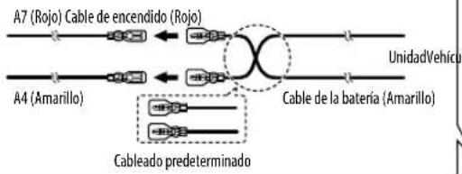 KENWOOD KMMBT304 - Conexión de los conectores ISO en algunos automóviles VW/Audi u Opel (Vauxhall) - 1