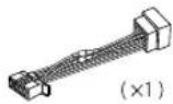 KENWOOD KMM104 - Liste des pièces pour l'installation - 4