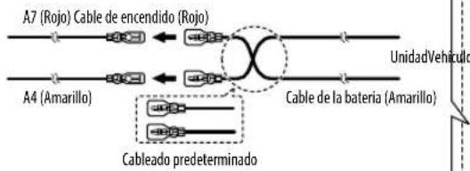 KENWOOD KMM104 - Conexión de los conectores ISO en algunos automóviles VW/Audi u Opel (Vauxhall) - 1