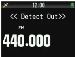 KENWOOD THD74A - Détectez le mode de sortie [Detect] - 1