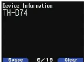 KENWOOD THD74A - Appuyez sur [A/B]. - 1
