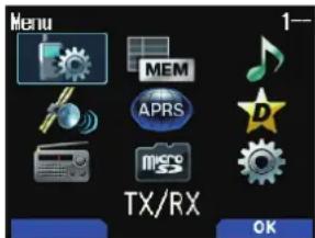 KENWOOD THD74A - Appuyez sur [MENU]. - 1