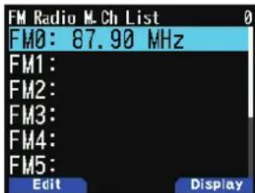 KENWOOD THD74A - Enregistrement des stations de radio FM - 2