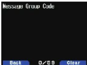 KENWOOD THD74A - PROGRAMMATION DU CODE DE GROUPE POUR LES MESSAGES - 1
