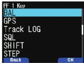 KENWOOD THD74A - Réglage des touches de fonction programmables d'émission - 1