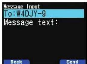 KENWOOD THD74A - Entrez le message - 1