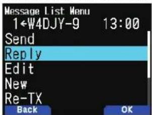KENWOOD THD74A - Appuyez sur [MENU]. - 1
