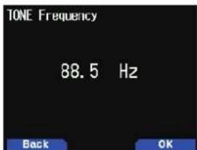 KENWOOD THD74A - Sélection d'une fréquence de tonalité - 1