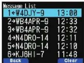 KENWOOD THD74A - Appuyez sur [MSG]. - 1