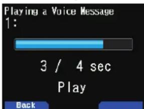 KENWOOD THD74A - Lecture des messages vocaux - 1