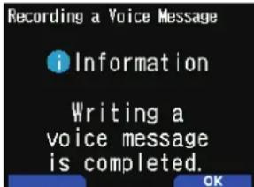 KENWOOD THD74A - ENREGISTREMENT DE MESSAGES VOCAUX - 6