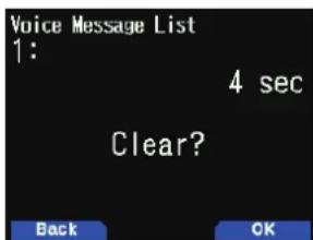 KENWOOD THD74A - EFFACEMENT DES MESSAGES VOCAUX - 2