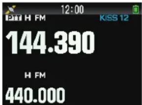 KENWOOD THD74A - FONCTIONNEMENT DU MODE KISS - 1