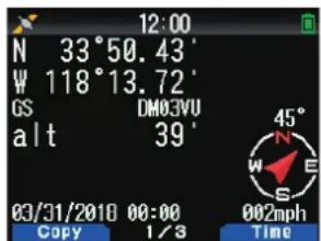 KENWOOD THD74A - Mode de fonctionnement GPS intégré - 2