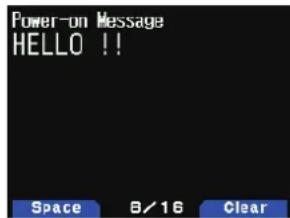 KENWOOD THD74A - MESSAGE AU DÉMARRAGE - 1