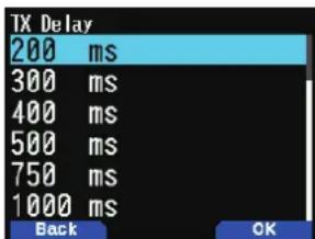 KENWOOD THD74A - Temps de retard d'émission TX - 1