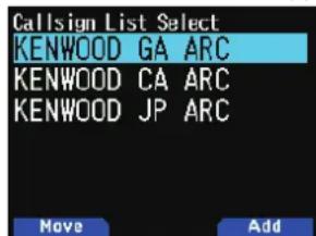 KENWOOD THD74A - Modification de l'indicatif - 1