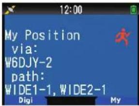KENWOOD THD74A - Transmission d'une balise APRS - 1