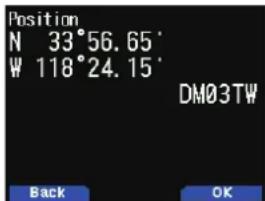KENWOOD THD74A - Modification de la position (latitude et longitude) - 2