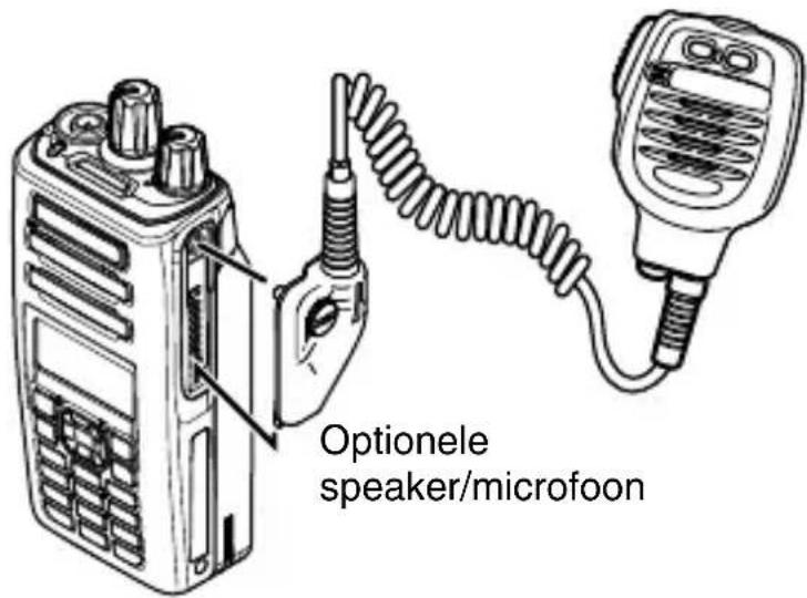 KENWOOD NX3220 - INSTALLEREN VAN DE (OPTIONELE) SPEAKER/MICROFOON OF HEADSET - 1