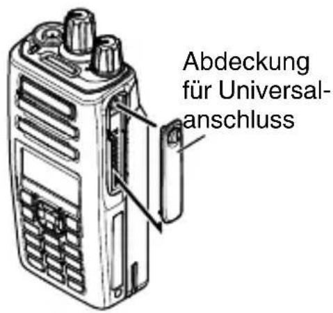 KENWOOD NX3320 - ABDECKUNG ÜBER DEM UNIVERSALANSCHLUS ANBRINGEN - 1