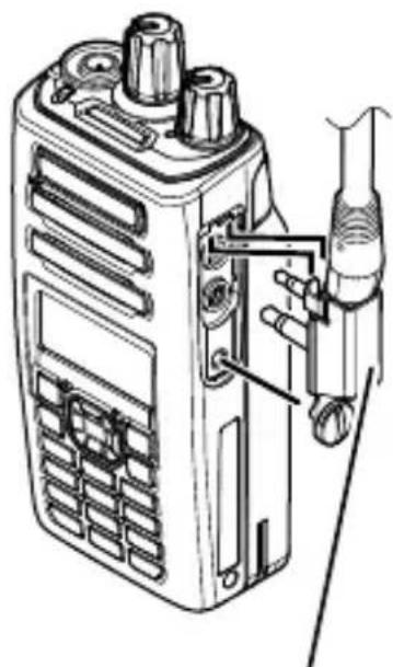 KENWOOD NX3420 - EINBAU DES (OPTIONALEN) LAUTSPRECHERS/ MIKROFONS ODER HEADSETS - 1