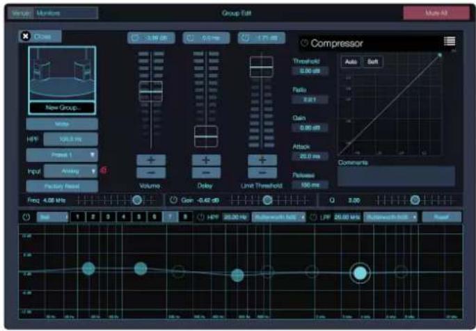 Group Edit Close -3.00 dB 0.00 ms 4.75 dB Compressor Threshold 0.00 dB Patio 0.01 Gain 0.00 dB Attack 26.0 ms Polarise 500 ms Comments Freq: 4.00 MHz Gain: -0.40 dB Q: 0.00 Red: 1 T 2 S 3 S 4 S 5 T 6 7 8 9 10 11 12 13 14 15 16 17 18 19 20 21 22 23 24 25 26 27 28 29 30 31 32 33 34 35 36 37 38 39 40 41 42 43 44 45 46 47 48 49 50 51 52 53 54 55 56 57 58 59 60 61 62 63 64 65 66 67 68 69 70 71 72 73 74 75 76 77 78 79 80 New Group... Write HIV: XOL/Hz Press: I Input: Analog Factory Reset Volume: Delay: Unit Threshold: Comments