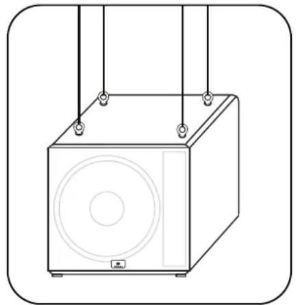 PRESONUS ULT10 - AUTORISE: quatre points d'accrochage - 1