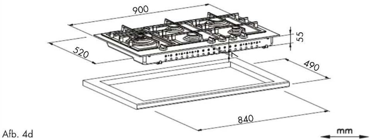 Fulgor Milano FUH 7541 G DWK MBK - Plaatsing - 5